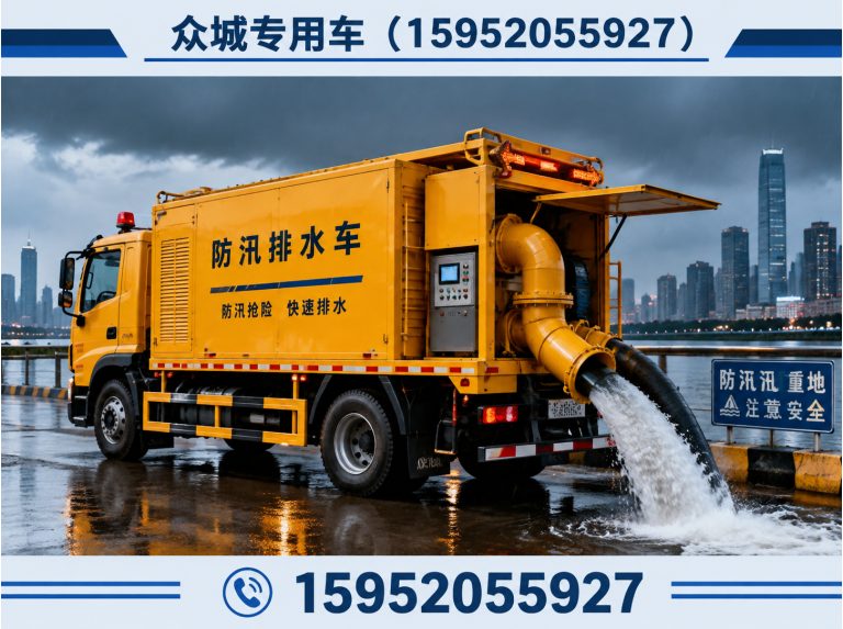 广陵区抢险排水车展示图